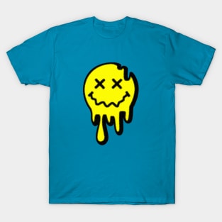 ACID SMILEY (MELTING) #6 (DEEP SHADOW) T-Shirt